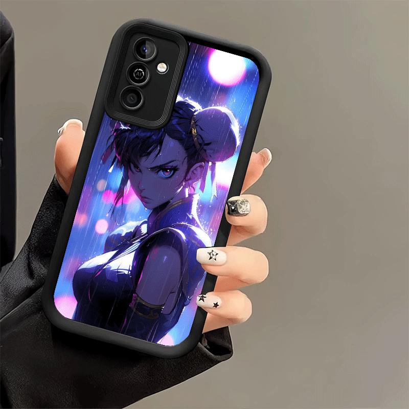 Чехол для телефона Samsung Galaxy S26 S25 Ultra S24 FE ChunLi S-Street F-FighterS Shell S23 Plus S22 + S21 S20 5G Мягкий силиконовый Fund