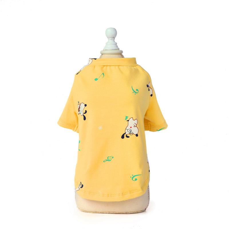 Sweet Print Sphynx Cat Vest T Shirt Summer Cotton Pet Clothes for Cats Gotas mascotas Clothing Katten Kedi Costume vetement chat