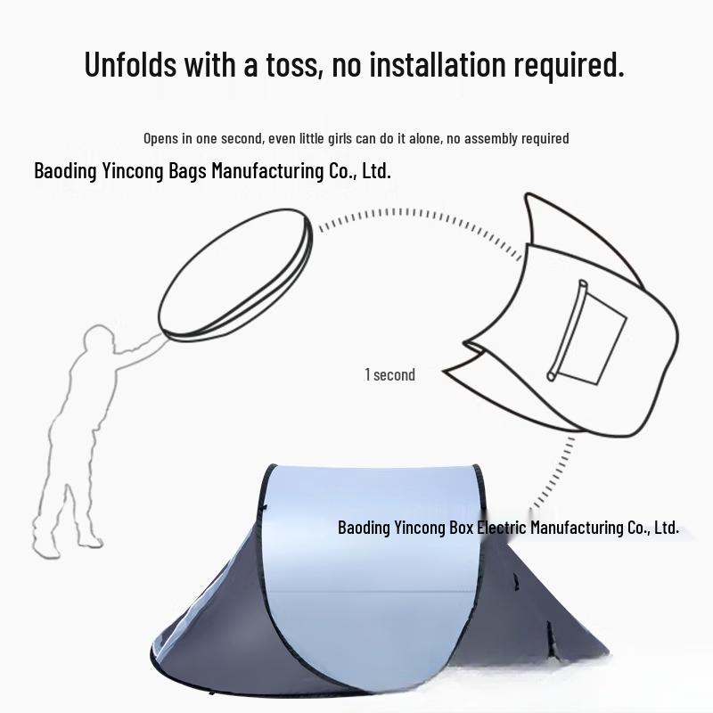 ZISIZ Outdoor Camping Boat Tent