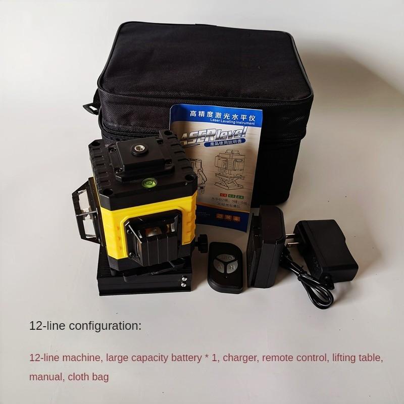 8/12/16 Линейный Высокоточный Инфракрасный Автоматический Уровень 360° Горизонтальный и Вертикальный Перекрестный Измерительный Инструмент Новый Лазерный Уровень Зеленого Света