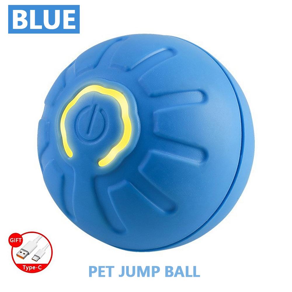 Smart Dog Toy Ball Electronic Interactive Pet Toy Jumping Ball USB Automatic Moving Bouncing for Puppy Birthday Gift Cat Product
