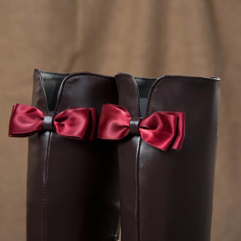 Женские сапоги на высоком каблуке с универсальным темпераментом и толстым каблуком.. Новые осенне-зимние сапоги оверсайз.