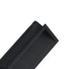 Современная мебельная recessed grip ручка для шкафа, пластиковая скрытая ручка для промышленных шкафов из листового железа, офиса, кухни, магазина, ящика