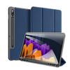 Премиальный кожаный чехол для Samsung Tab S10Plus S9FE с гнездом для S Pen Функция автоматического отключения