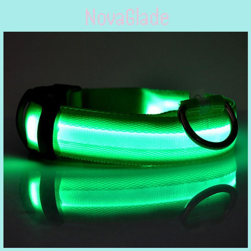 Pet Lighted Dog Collar With Rechargeable Led For Pets Gift During Christmas