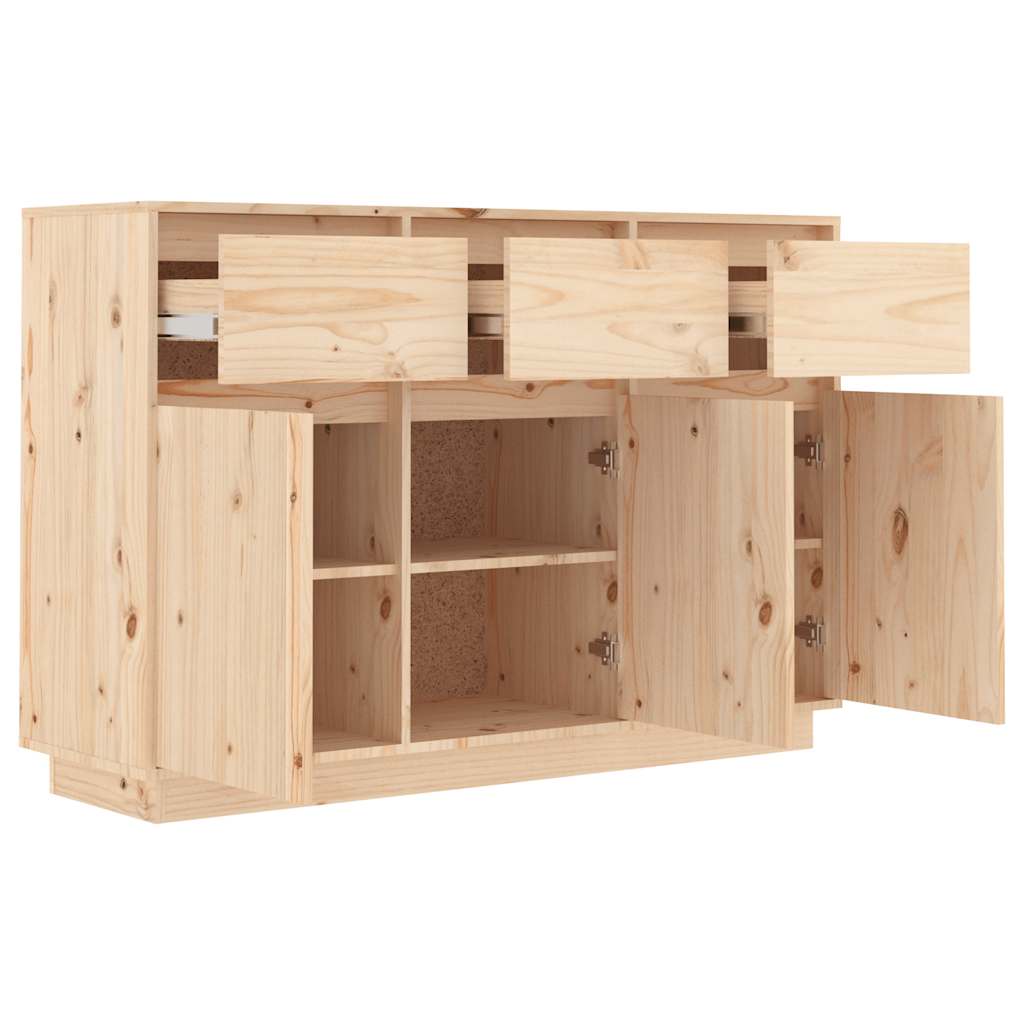 Vidaxl Szafka, 110X34X75 Cm, Lite Drewno Sosnowe