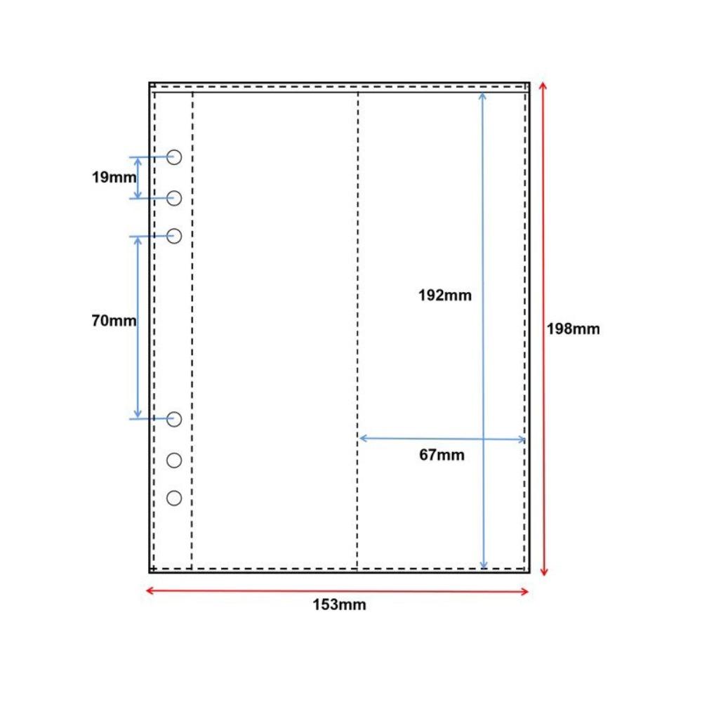 Water Ripple Photocards Holder Transparent Card Booklet Kpop Idol Photo Storage
