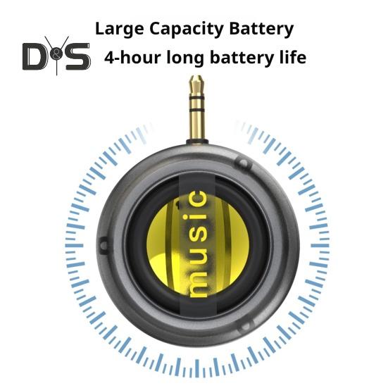 Мини-портативный динамик 3,5 мм AUX аудиоинтерфейс перезаряжаемый Plug-Play универсальный линейный динамик для смартфона с четким басом