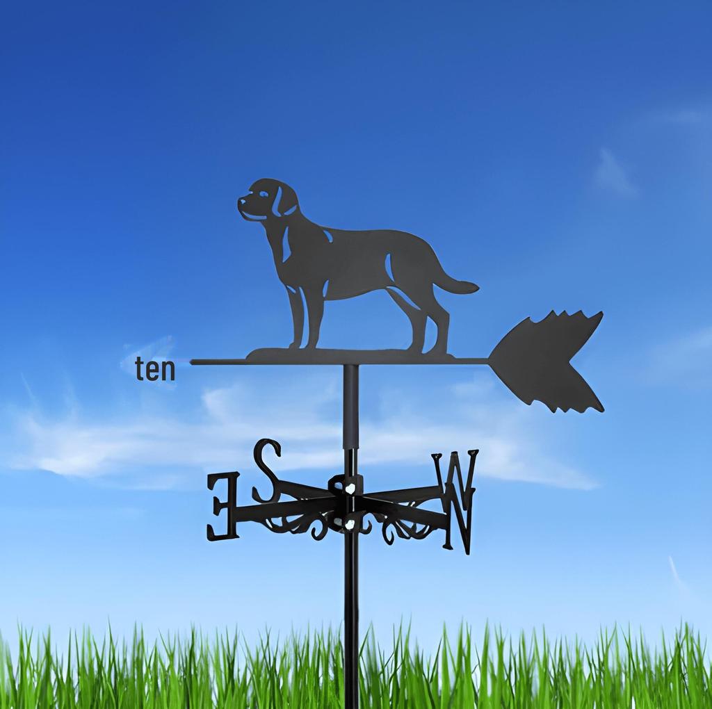 Декоративный железный флюгер - наружное украшение для металлической крыши