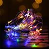 LED Copper Wire String Lights: Multicolor Floral Waterproof Decoration for Cake & Gifts