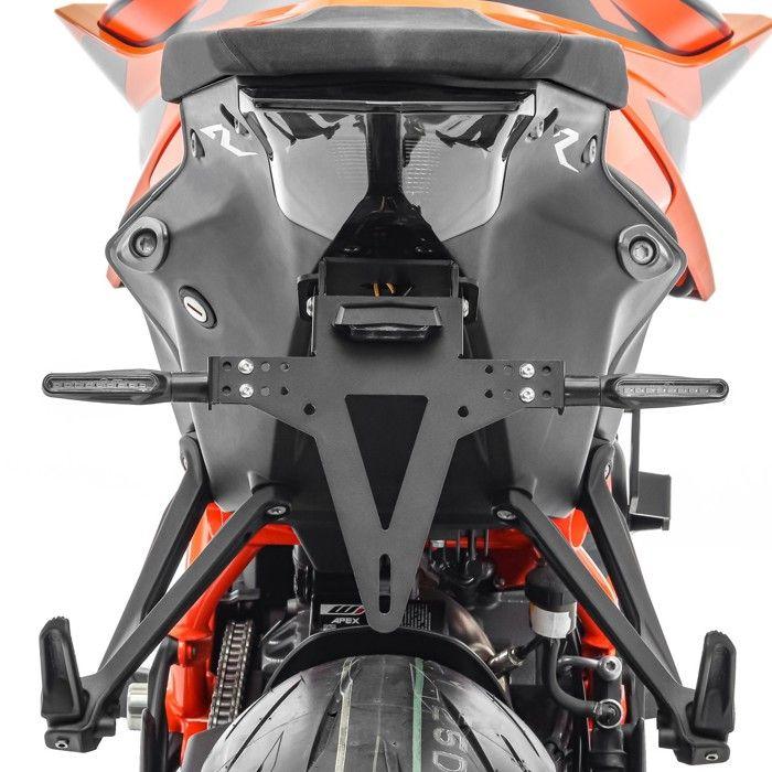 Set Support de Plaque + 2x Clignotants pour Kawasaki Ninja 650 / 400 / 300 KZ2