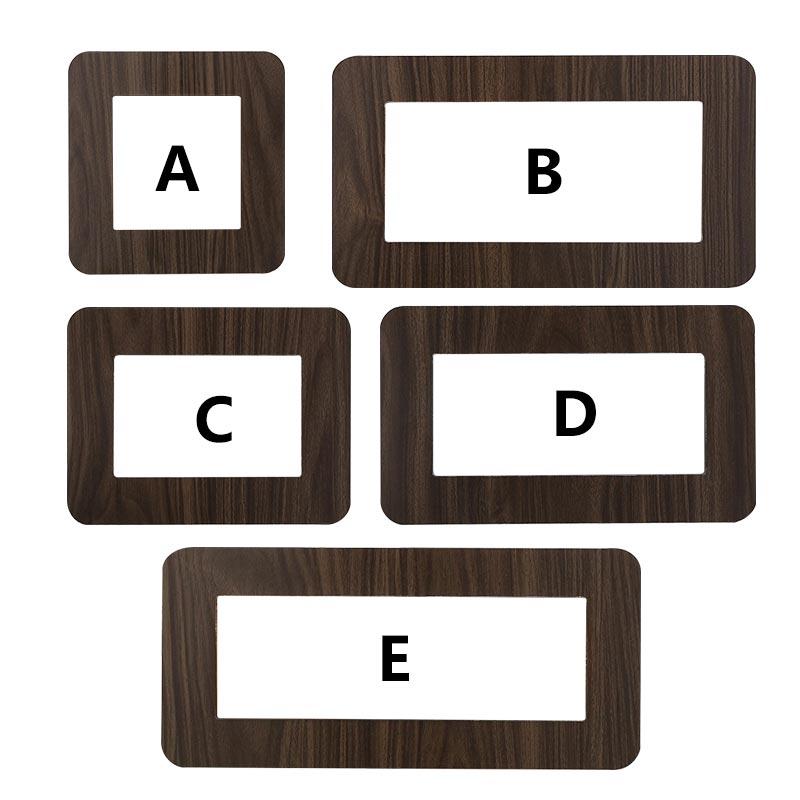 1 шт. Современный выключатель света Металлическая наклейка Декоративная защитная крышка для выключателя Алюминиевая накладка на розетку Накладка вокруг розетки