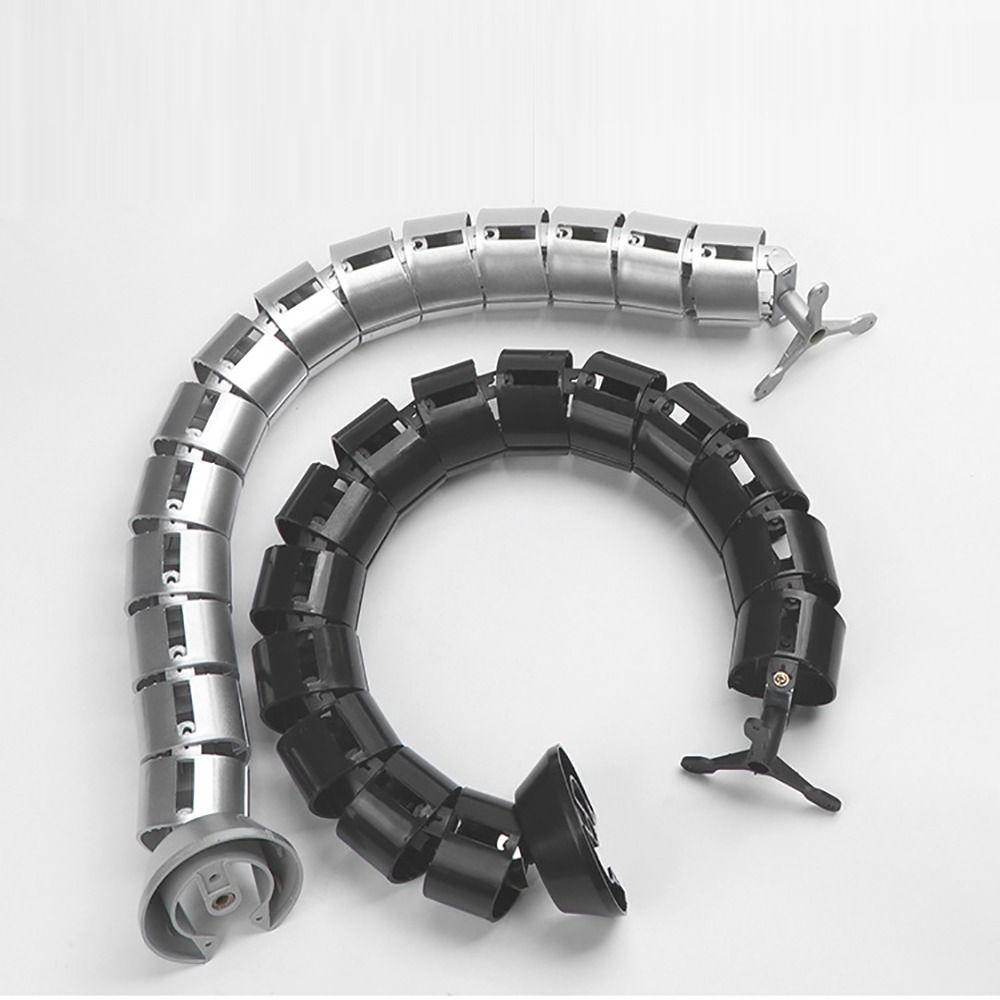 Менеджмент Спиральная Трубка Офисный Стол Органайзер для Кабелей Кабелеукладчик Защита Шнура Труба для Хранения