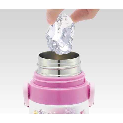 Skater Children's Stainless Steel Water Bottle Direct Drinking 470ml Disney Rapunzel On the Tower 24 Child-friendly Lightweight Type Cold Storage Wate