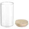 Glass and Wood Storage Jars with Airtight Lid Atmosphera - Airtight Jar 1 Liter