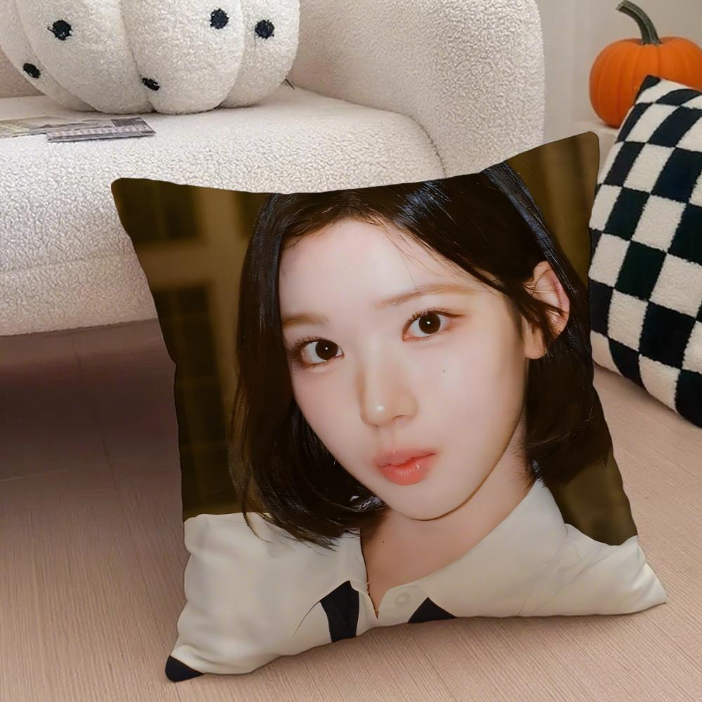 actor classic CChoi Ji Woo Cushion Cover Throw Pillow Cover Hidden Button Durable Polyester Chair Cushion
