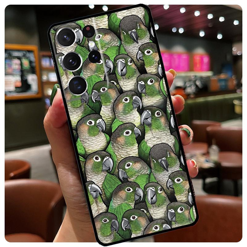 Чехол для телефона с изображением попугая и птицы для Samsung Galaxy S23 Ultra S21 S22 S24 S25 Ultra S9 S10 Plus S24 S25 FE