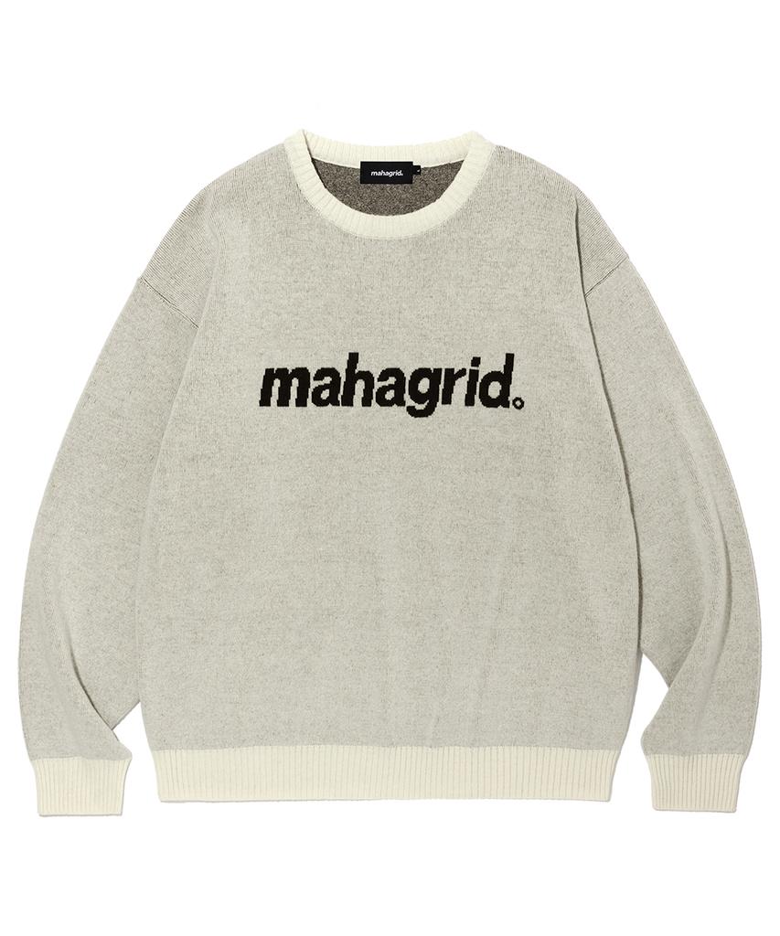 MAHAGRID Базовый вязаный свитер с логотипом_3 цвета(Mg2Efmk620A)
