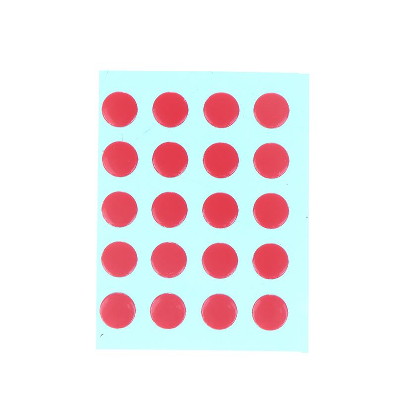 20Pcs 6.5Mm Diameter Small Dots Foot Pad Universal Mouse Glide Skates For Rubberized Mouse Foot Glide Feet Sticker