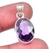 Natural Alexandrite Gemstone 925 Solid Sterling Silver Gift Pendant 1.25" c8E41