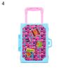 Fashion Play House Kids Toys Doll Suitcase Dollhouse Furniture Doll's Luggage Accessories