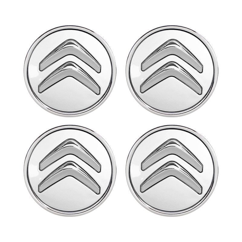 4Pcs Car Emblem Wheel Center Cover Hub Accessories For Citroen C8 DS3 C6 C3 Vts C4 Saxo C4L C5 C2 Xsara C3-XR Picasso Berlingo