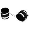 Black and Silver Velcro Handcuffs