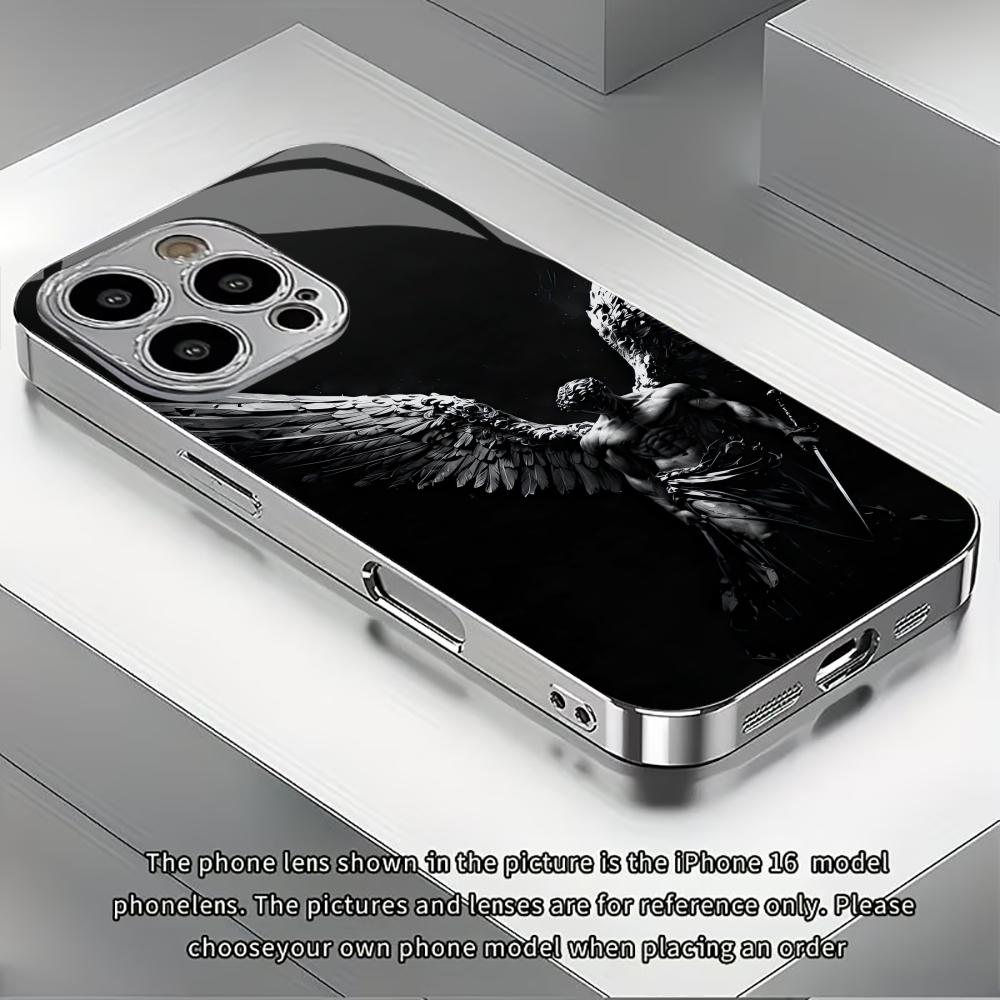 Изысканные чехлы для телефона в стиле Архангел carcasa Smartphone Чехол для телефона из стекла для iPhone 17 16 15 14 13 12 11pm Pro Plus fundas