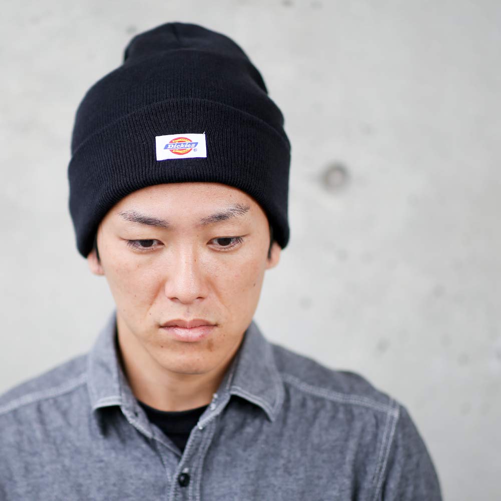 Dickies Базовая вязаная акриловая шапка унисекс для мужчин и однотонная, идеально подходит для сноубординга и уличной одежды, шапка/шапочка, женская, цвет, (Свободный размер, черный)