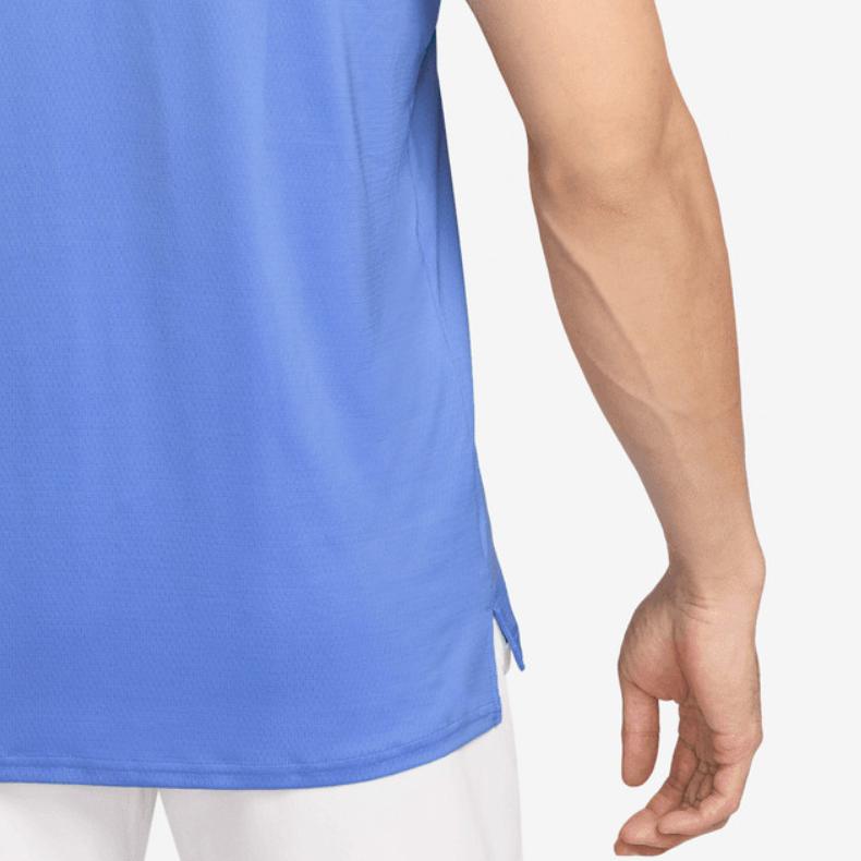 Nike Футболка с круглым вырезом и коротким рукавом Color Block, мужские топы, синяя FD5320-494