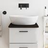 Washbasin Top Dark Brown 40 x 60 x 2 cm Solid Wood Treated
