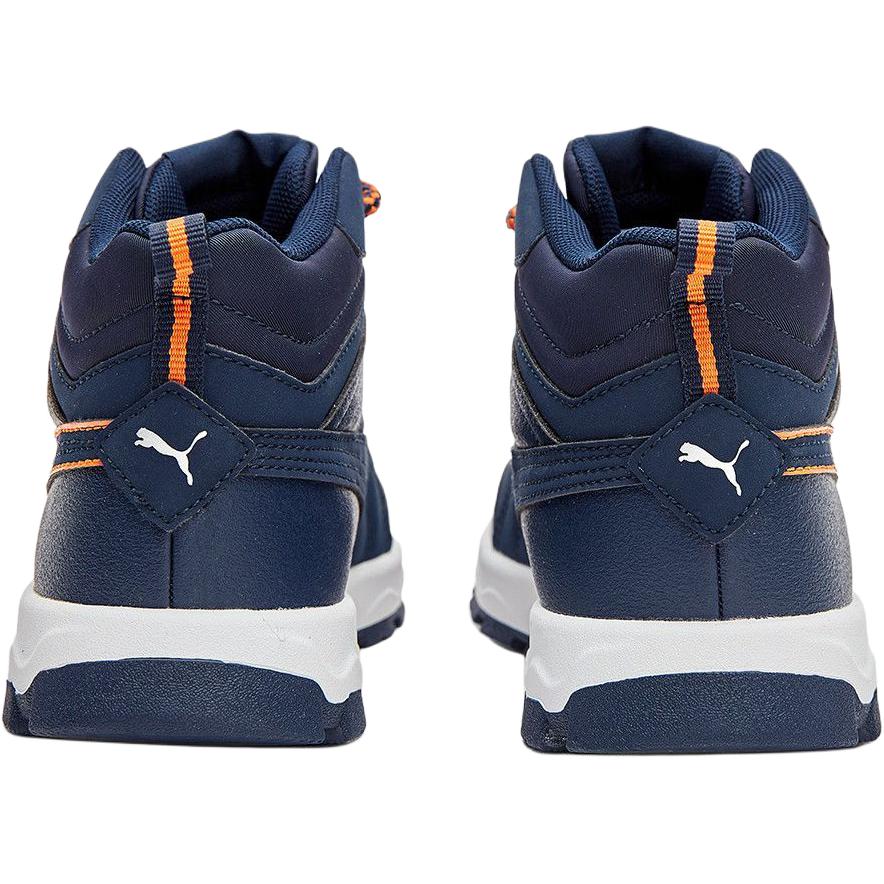 Puma Evolve Trail Ps Универсальные Удобные Прочные Теплые Полувысокие Детские Кроссовки для Бега Детские Кроссовки Синие 397645-02