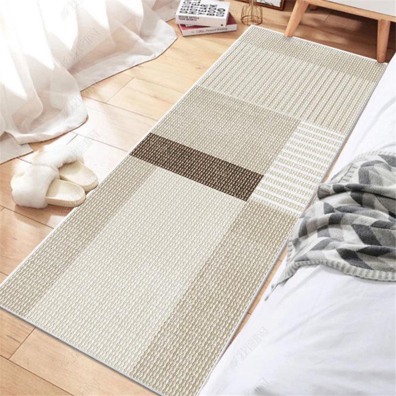 Современный простой ковер для спальни или детской комнаты – уютное одеяло у кровати