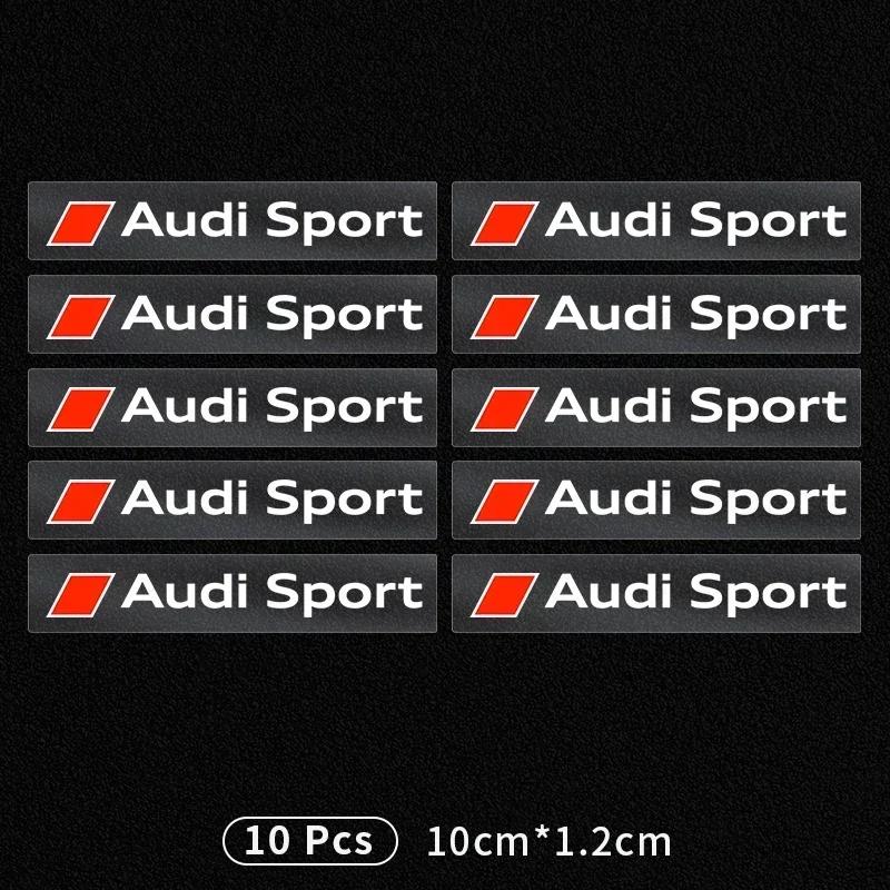 Car logo Interior Sticker Central control Decals Emblem Badge for tt SPORT A1 A3 A4 A5 A6 A7 Q3 Q5 Q7 RS3 RS4 RS5 S3 S4 S5 S7