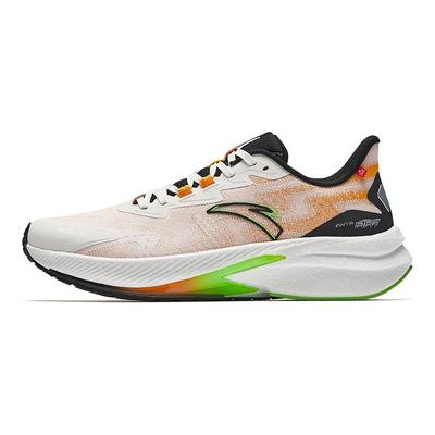 Кроссовки для бега Rocket 5 Shock Absorbing Non-Slip Wear Resistance Rebound Low-Top Nitrogen Technology Men sneakers White Orange Black 912445503-1