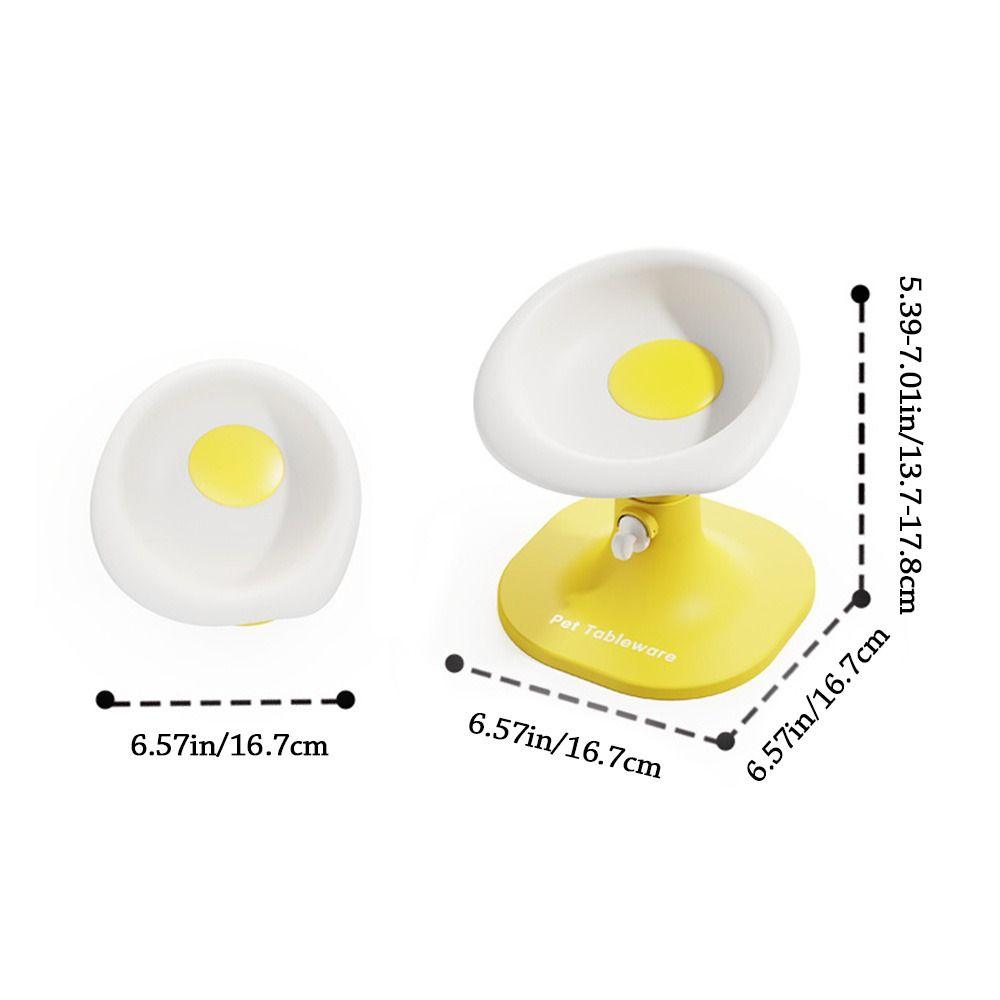 Регулируемая по высоте и углу миска для кошек, кормушка для домашних животных двойного назначения, прочные миски для домашних животных
