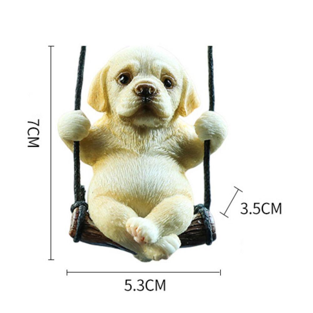 Качающаяся собака зеркало заднего вида подвесная обезьяна зеркало заднего вида украшение на окно автомобиля подвеска для домашнего творчества
