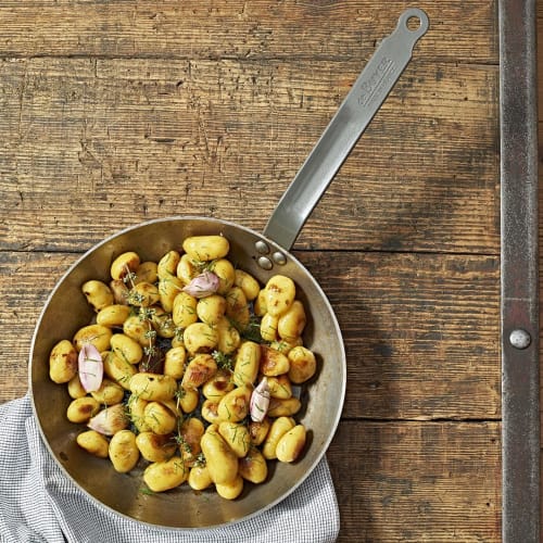 De Buyer Iron Frying Pan with Handle, 5110-22cm, 6256100