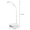 Светодиодная настольная лампа USB перезаряжаемая настольная лампа с регулируемым светом гибкая гусиная шея защитная лампа для чтения прикроватная лампа
