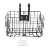 Folding Rear Bike Basket Wire Mesh Fold Up Detchable Front Rear Hanging Bike Basket Bicycle Bag