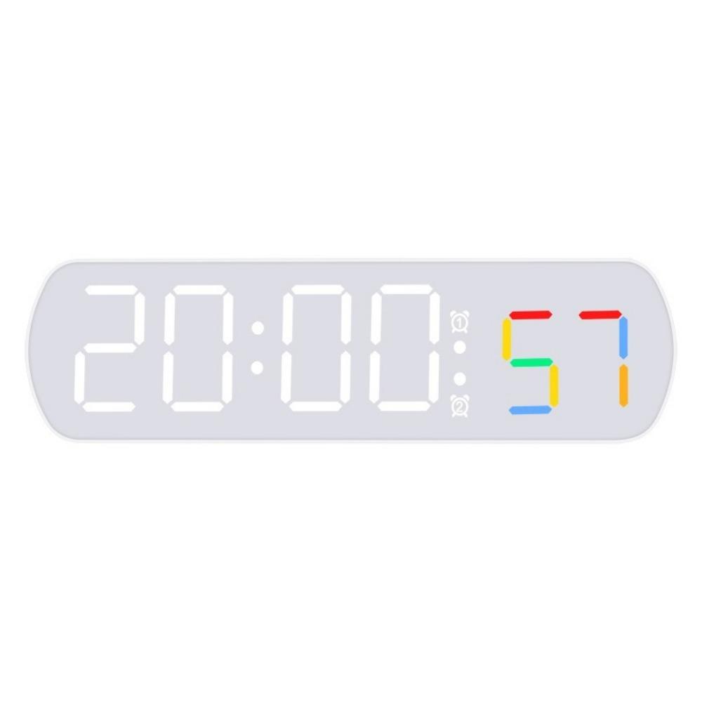 Temperature Display Digital Alarm Clock 12/24 Hour Table Clock Temperature Display Clock Home Use