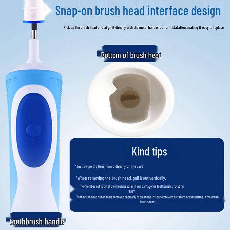 Совместимая сменная круглая насадка для электрической зубной щетки Oral-B