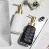 Ceramic Hand Sanitizer  Soap Dispender 300ML Lotion Bottle Press Soap Dispenser Bathroom Toilet Wash Shampoo Separate Bottle