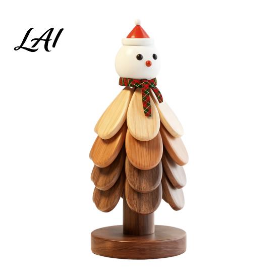 Compact Folding Trivet Stand Collapsible Wooden Trivets for Hot Dishes Tree-Shaped Heat Resistant Potholders Cast Iron Pan Mat Insulation