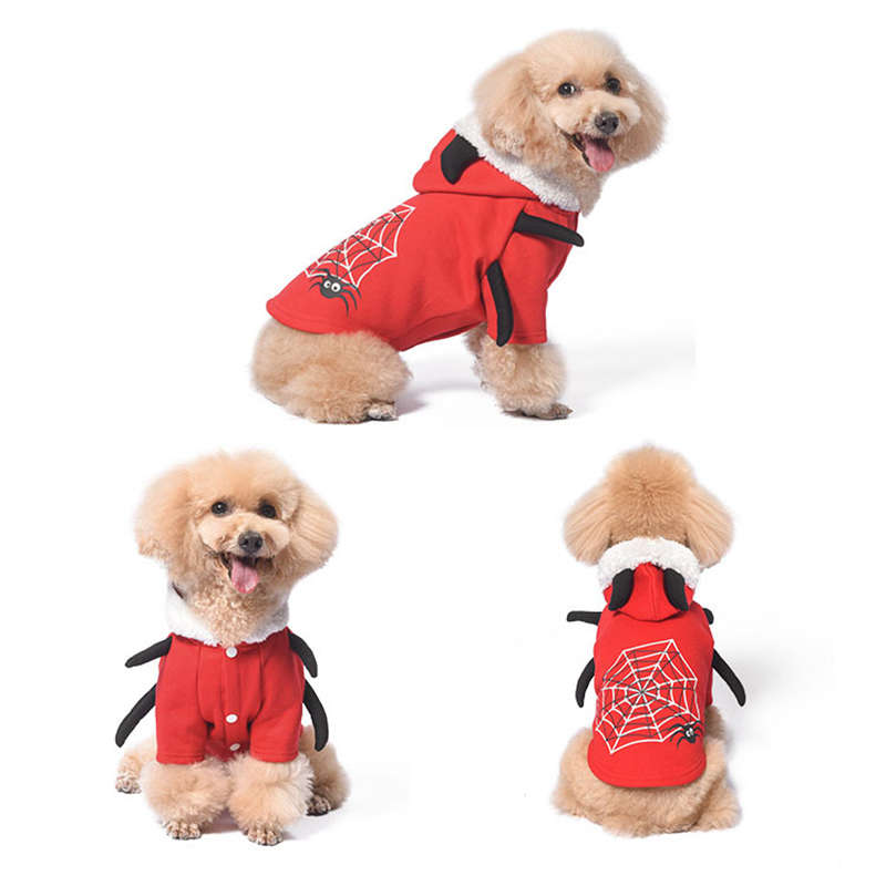 Костюм для питомца на Рождество для собак Одежда для питомцев на Рождество для домашних животных Накидка для собак Халат Товары для питомцев и одежда для собак