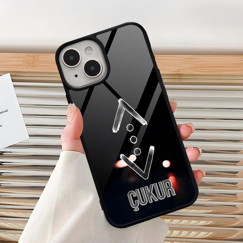 Чехол для телефона Турецкий сериал Чукур для iPhone 16 Pro 15 Pro Max 14 12 11 13 Mini 8 7 Plus X Xs XR PC+TPU Дизайн