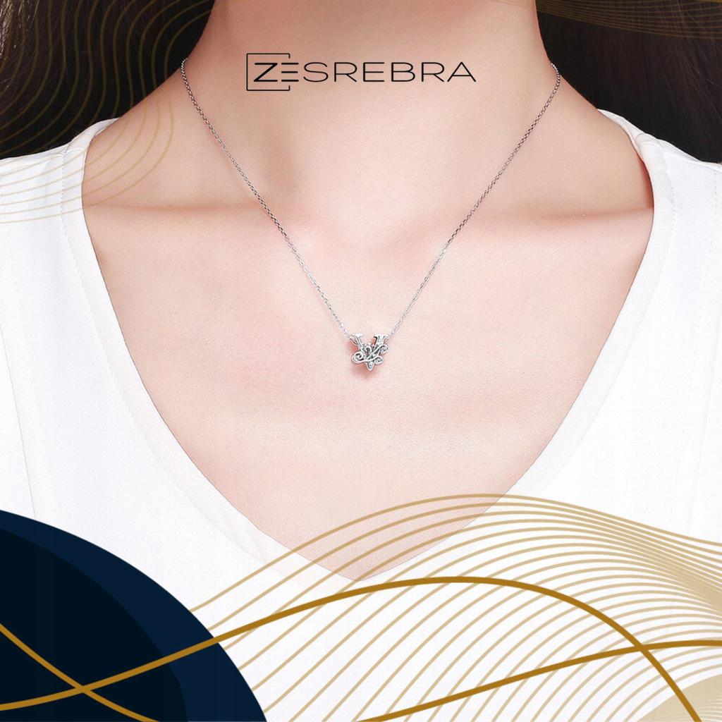 Charms Letter V Pendant Pr 925 Pendant Cubic Zirconia Letter