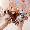 New Unicorn Pendant Small Raccoon Plush Toy Figure Decoration Key Chain Dinosaur Panda Bag Pendant Ragdoll Girl's Birthday Gift