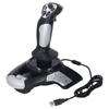 Flight Joystick Controller 3D USB Wired Flight Simulator Stick Joystick Controller with Vibration