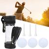 Leather Golf Ball Tee Accessory Tool Bag Multifunction Carrying Storage Waist Pouch